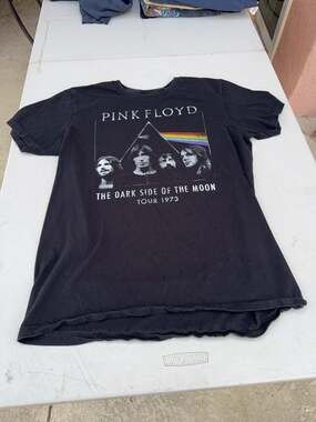 Pink Floyd The Dark Side of the Moon Tour 1973 T-Shirt Size Large